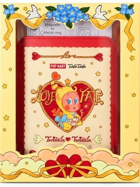 POP MART Twinkle Twinkle Nerdy Cupid Magnetic Card Clip NWT